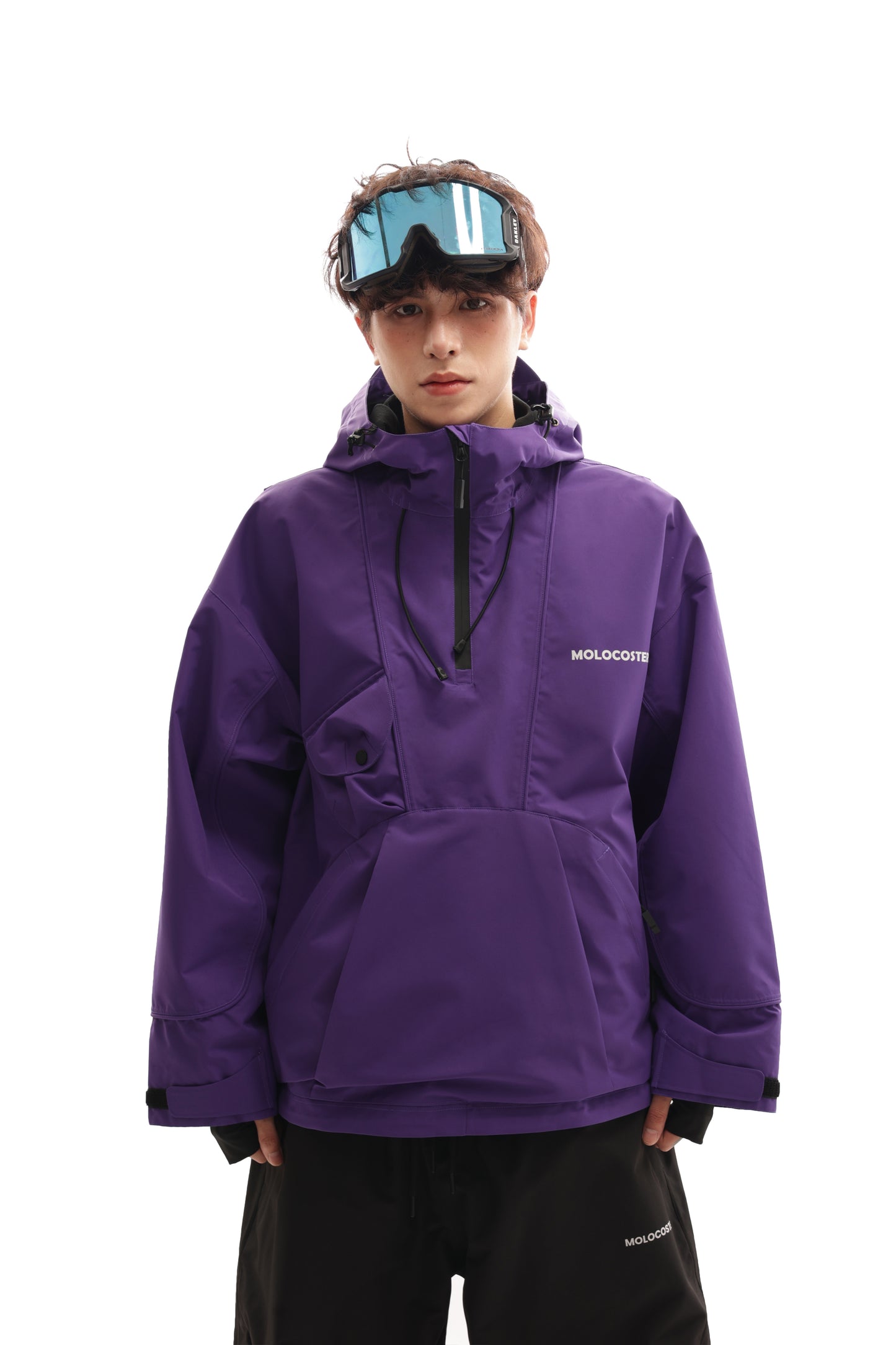 INSULATED PEAK SNOW HOODED JACKET