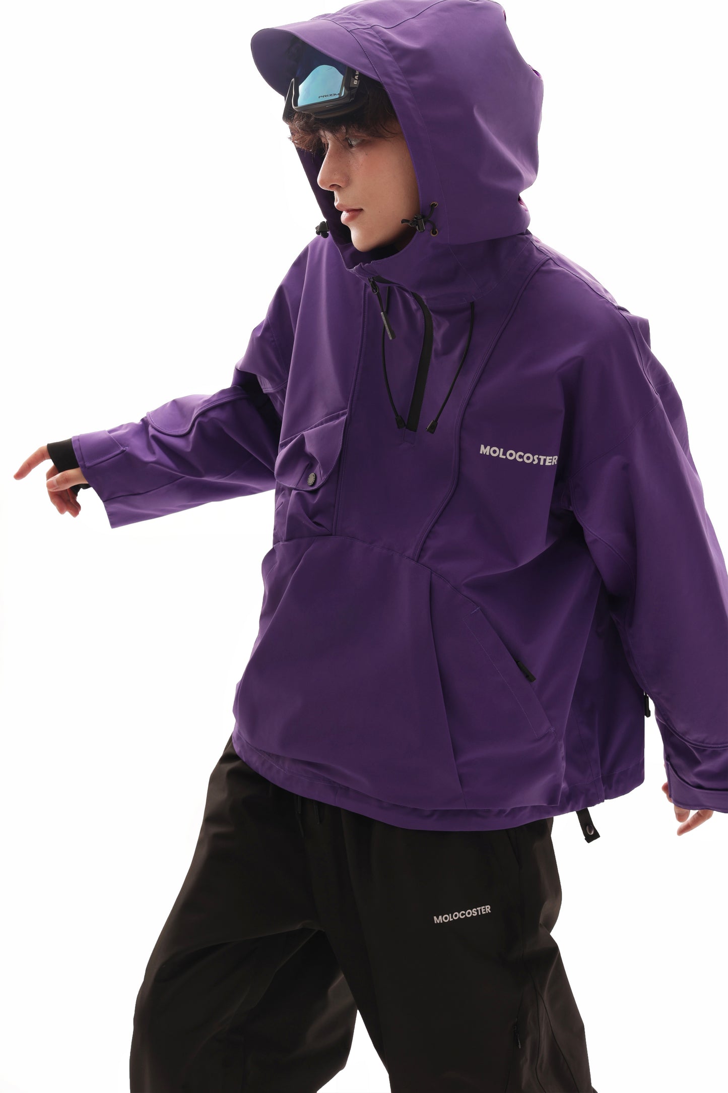 INSULATED PEAK SNOW HOODED JACKET