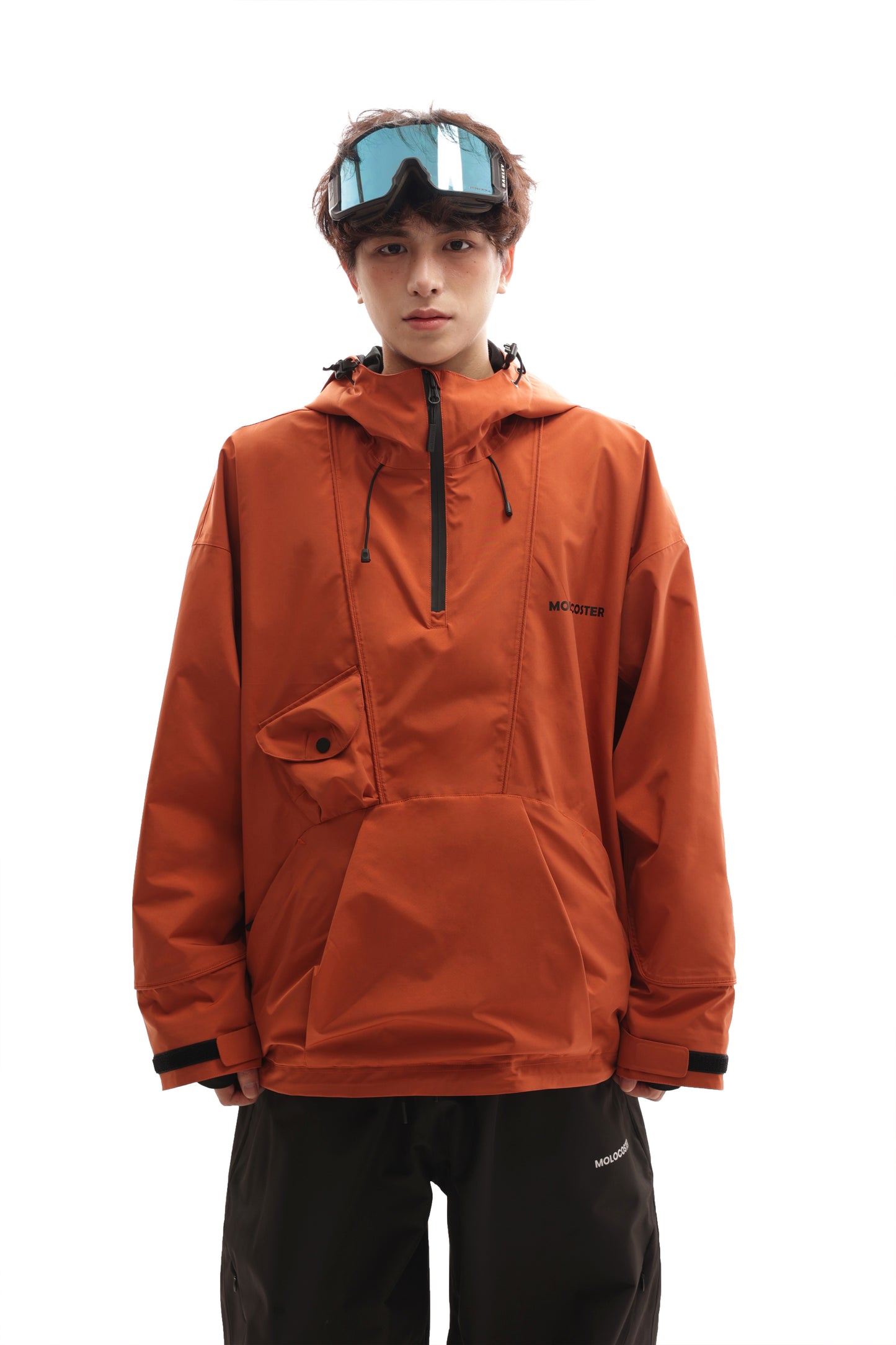 INSULATED PEAK SNOW HOODED JACKET