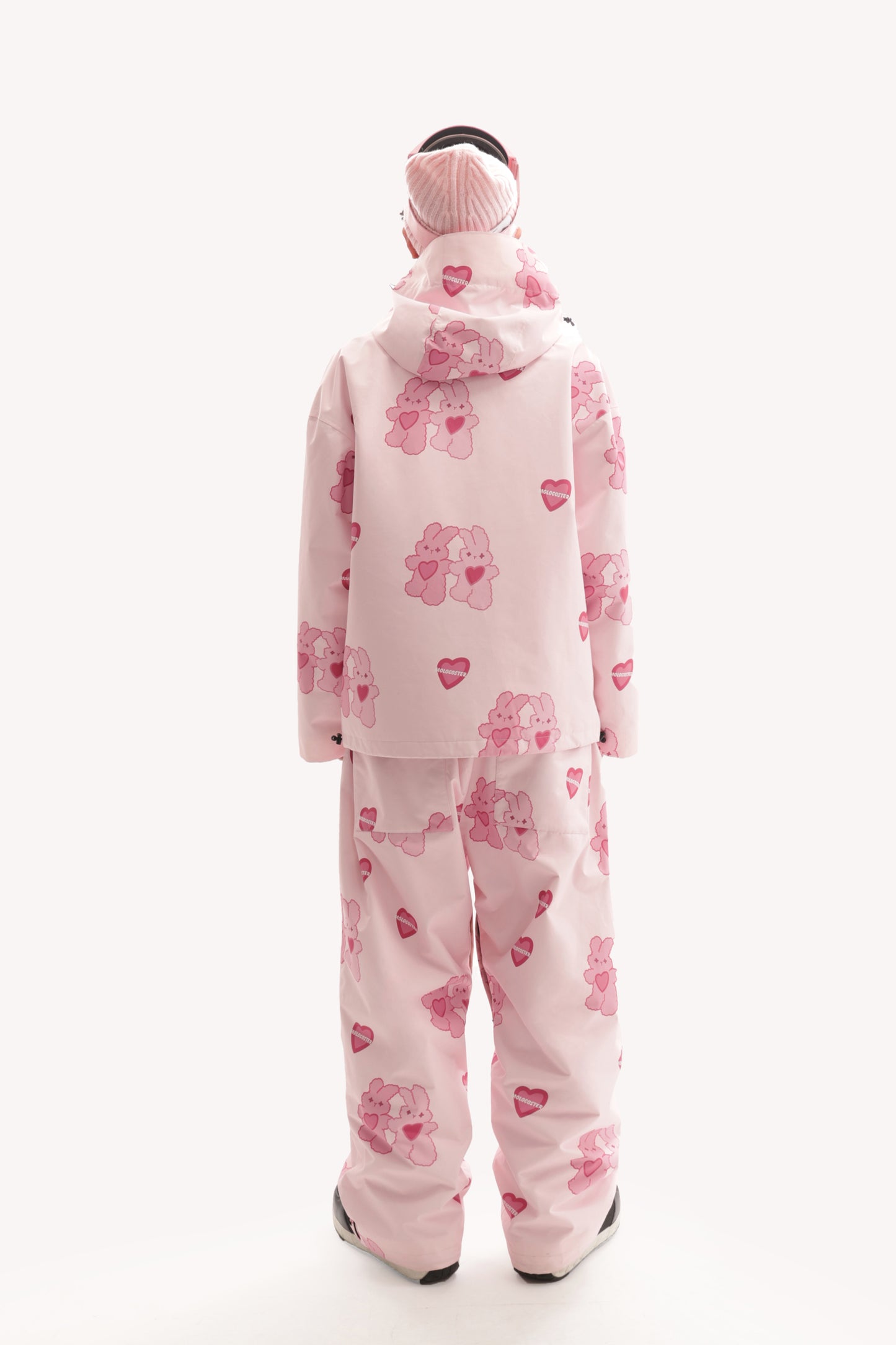 PINK BUNNY SNOW SUIT