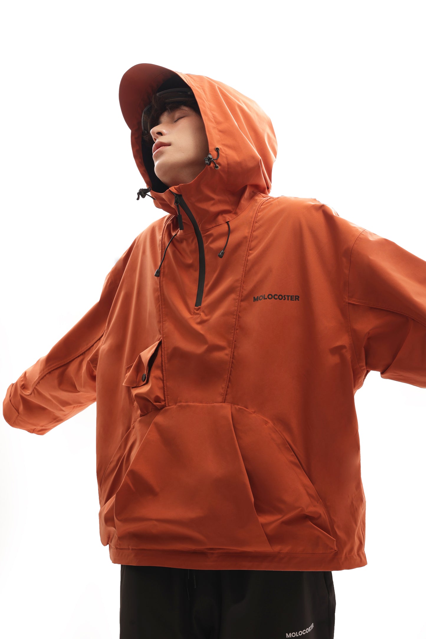 INSULATED PEAK SNOW HOODED JACKET