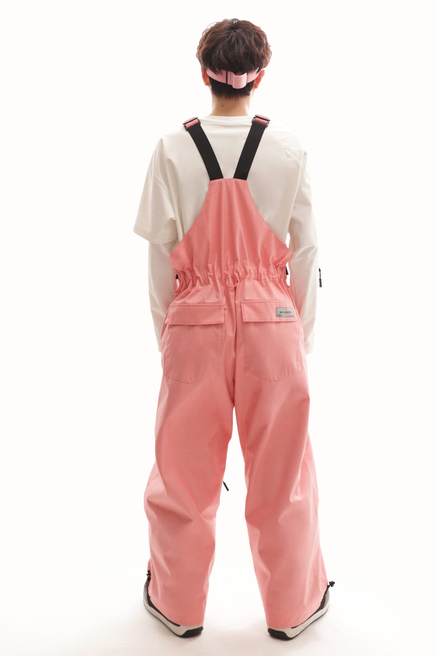 PINK BUNNY SNOW BIB PANTS