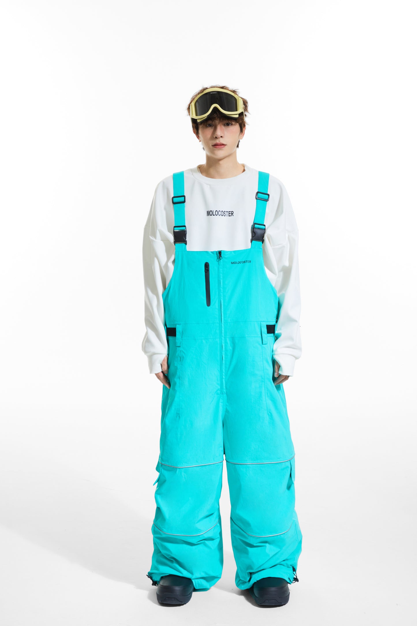 INSULATED BAGGY SNOW PANTS