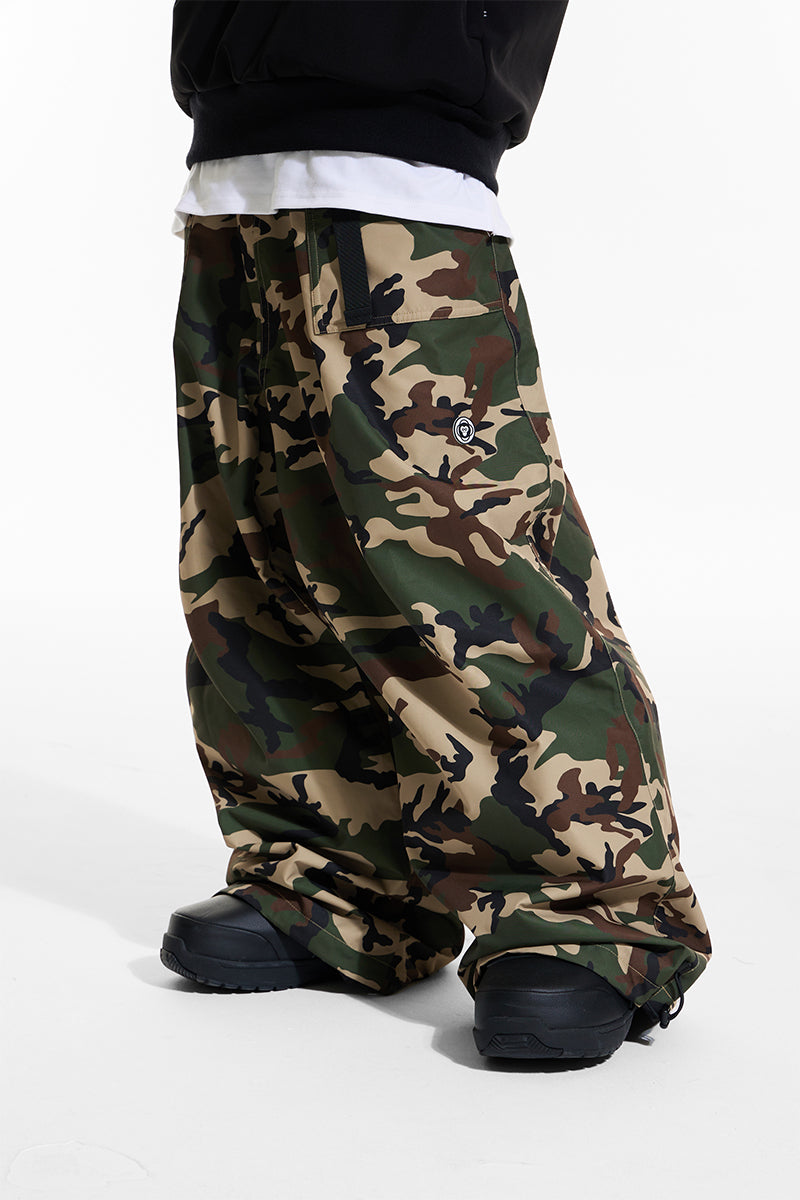 CAMO SNOW PANTS