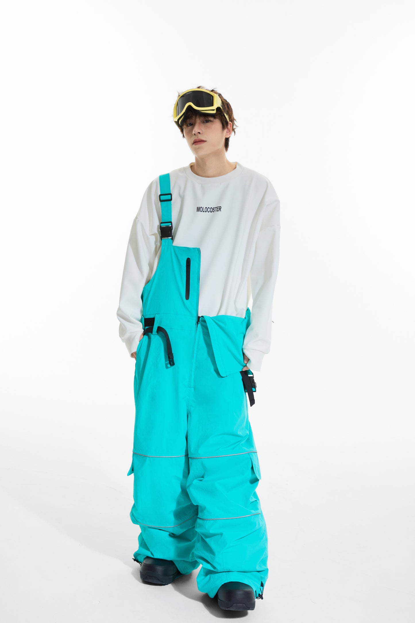 INSULATED BAGGY SNOW PANTS