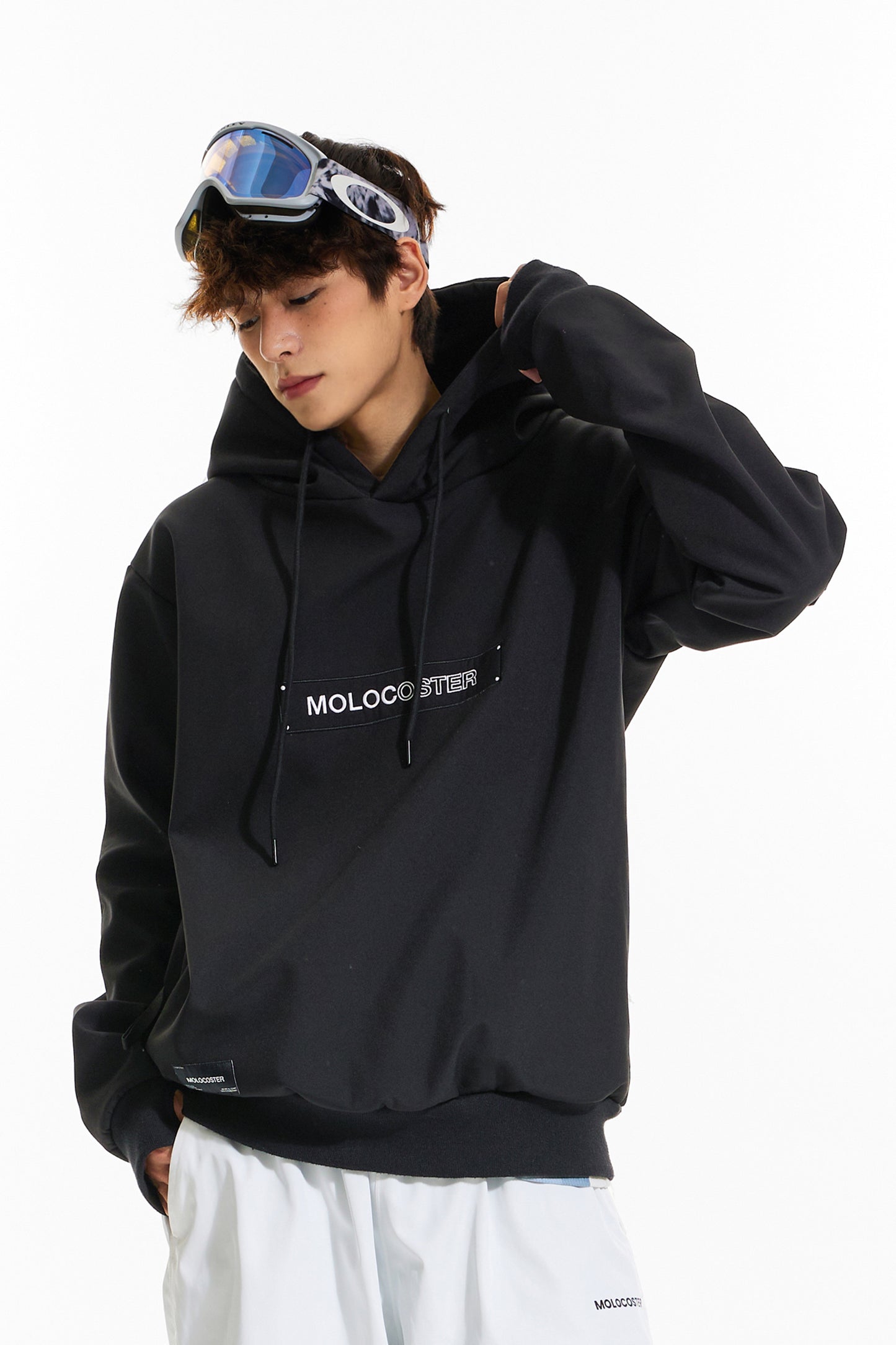 BLACK SNOW HOODIE