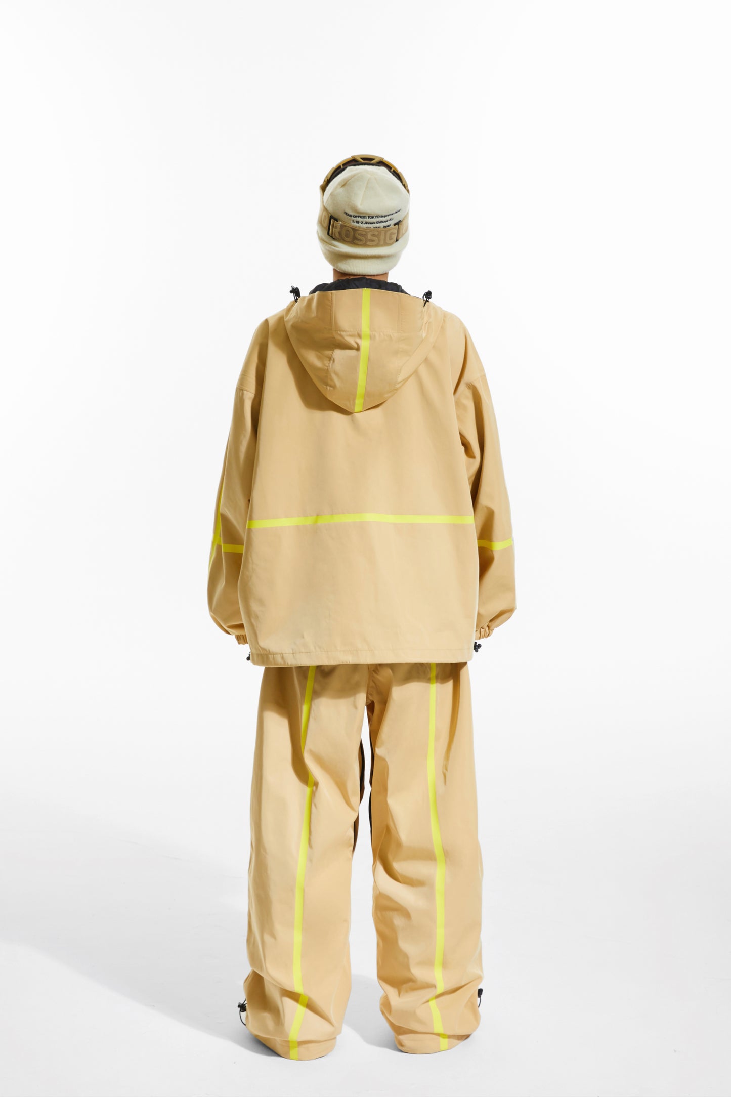 LAMINATED STRIP SNOW SUIT(TWO PIECES)